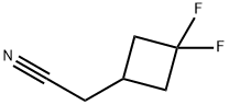 2-(3,3-difluorocyclobutyl)acetonitrile Struktur