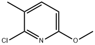 2-chloro-6-methoxy-3-methylpyridine Struktur