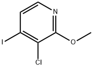 3-Chloro-4-iodo-2-methoxypyridine Struktur