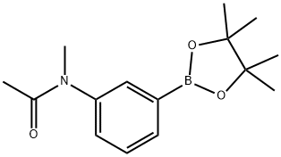 N-METHYL-N-(3-(4,4,5,5-TETRAMETHYL-1,3,2-DIOXABOROLAN-2-YL)PHENYL)ACETAMIDE Struktur