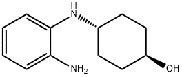 (1R*,4R*)-4-(2-Aminophenylamino)cyclohexanol Struktur