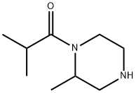 2-methyl-1-(2-methylpiperazin-1-yl)propan-1-one Struktur