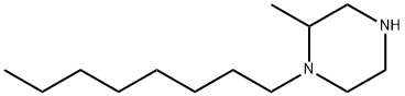 2-methyl-1-octylpiperazine Struktur