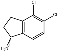 (1R)-4,5-DICHLOROINDANYLAMINE Structure