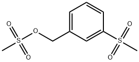 3-(methylsulfonyl)benzyl methanesulfonate Struktur