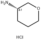 (S)-Tetrahydro-2H-pyran-3-amine hydrochloride Struktur