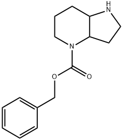 benzyl hexahydro-1H-pyrrolo[3,2-b]pyridine-4(2H)-carboxylate Struktur