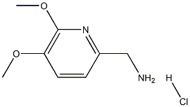 (5,6-dimethoxypyridin-2-yl)methanamine hydrochloride Struktur