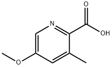 5-Methoxy-3-methylpicolinic acid Struktur