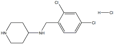 N-(2,4-DICHLOROBENZYL)PIPERIDIN-4-AMINE HYDROCHLORIDE Struktur