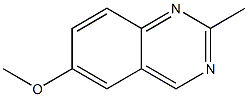 6-Methoxy-2-methylquinazoline Struktur