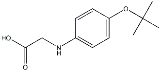 R-4-(1,1-dimethylethoxy)-phenylglycine Struktur