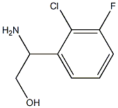 2-AMINO-2-(2-CHLORO-3-FLUOROPHENYL)ETHAN-1-OL Struktur