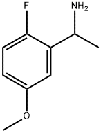 1-(2-FLUORO-5-METHOXYPHENYL)ETHAN-1-AMINE Struktur