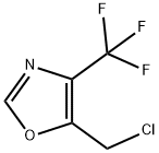 5-(CHLOROMETHYL)-4-(TRIFLUOROMETHYL)OXAZOLE Struktur