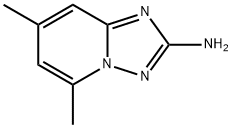 [1,2,4]Triazolo[1,5-a]pyridin-2-amine, 5,7-dimethyl- Struktur