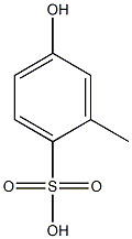 4-Hydroxy-2-methylbenzenesulfonic acid Struktur