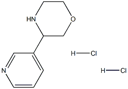 3-Pyridin-3-yl-morpholine dihydrochloride Struktur