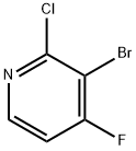 3-Bromo-2-chloro-4-fluoropyridine Struktur