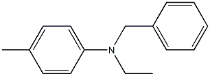 N-benzyl-N-ethyl-4-methylaniline Struktur