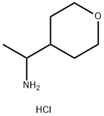 1-(TETRAHYDRO-2H-PYRAN-4-YL)ETHANAMINEHCL Struktur