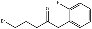 5-Bromo-1-(2-fluorophenyl)-2-pentanone Struktur