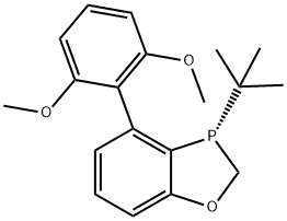 (S)-3-(tert-butyl)-4-(2,6-di
methoxyphenyl)-2,3-dihyd
robenzo[d][1,3]oxaphosph
ole Struktur