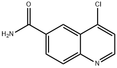 4-Chloro-quinoline-6-carboxylic acid amide Struktur