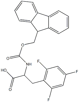 Fmoc-2,4,6-Trifluoro-DL-Phenylalanine Struktur