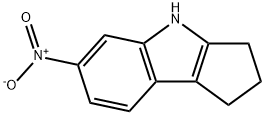 6-NITRO-1,2,3,4-TETRAHYDROCYCLOPENTA[B]INDOLE Struktur