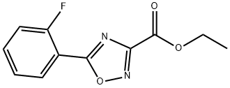 Ethyl 5-(2-fluorophenyl)-1,2,4-oxadiazole-3-carboxylate Struktur