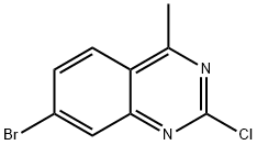 7-bromo-2-chloro-4-methylquinazoline Struktur