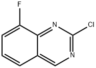 2-Chloro-8-fluoroquinazoline Struktur