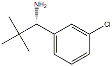 (1S)-1-(3-CHLOROPHENYL)-2,2-DIMETHYLPROPYLAMINE Struktur