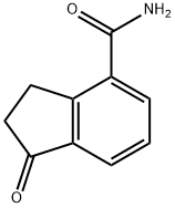 1-oxo-2,3-dihydro-1H-indene-4-carboxamide Struktur