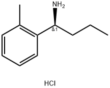 (1S)-1-(2-METHYLPHENYL)BUTYLAMINE HYDROCHLORIDE Struktur