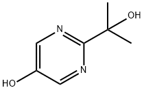 2-(2-HYDROXYPROPAN-2-YL)PYRIMIDIN-5-OL Struktur