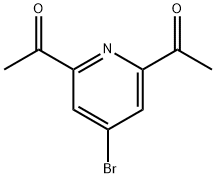 4-Bromo-2,6-diacetylpyridine Struktur