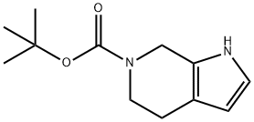 1,4,5,7-Tetrahydro-pyrrolo[2,3-c]pyridine-6-
carboxylic acid tert-butyl ester Struktur