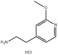 6-METHOXY-4-PYRIDINEETHANAMINE HCL Struktur