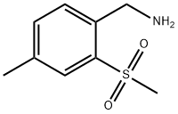 (2-methanesulfonyl-4-methylphenyl)methanamine Struktur