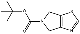 5-Boc-4,6-dihydropyrrolo[3,4-d]thiazole Struktur