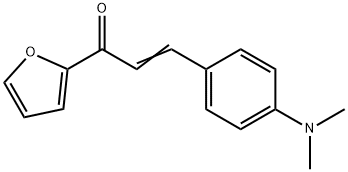 3-(4-(Dimethylamino)phenyl)-1-(furan-2-yl)prop-2-en-1-one Struktur