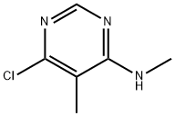 6-Chloro-N,5-dimethylpyrimidin-4-amine Struktur