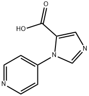 1-(Pyridin-4-yl)-1H-imidazole-5-carboxylic acid Struktur