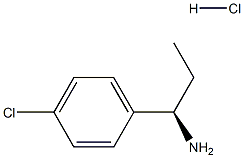 (1R)-1-(4-CHLOROPHENYL)PROPAN-1-AMINE HYDROCHLORIDE Struktur