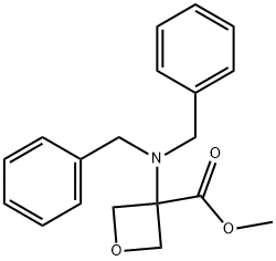 methyl 3-(dibenzylamino)oxetane-3-carboxylate Struktur