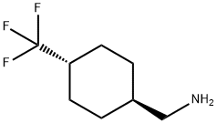 trans-4-(trifluoromethyl)-Cyclohexanemethanamine Struktur