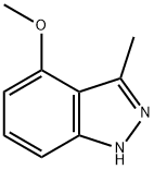 4-Methoxy-3-methyl-1H-indazole Struktur