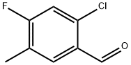 2-Chloro-4-fluoro-5-methylbenzaldehyde Struktur